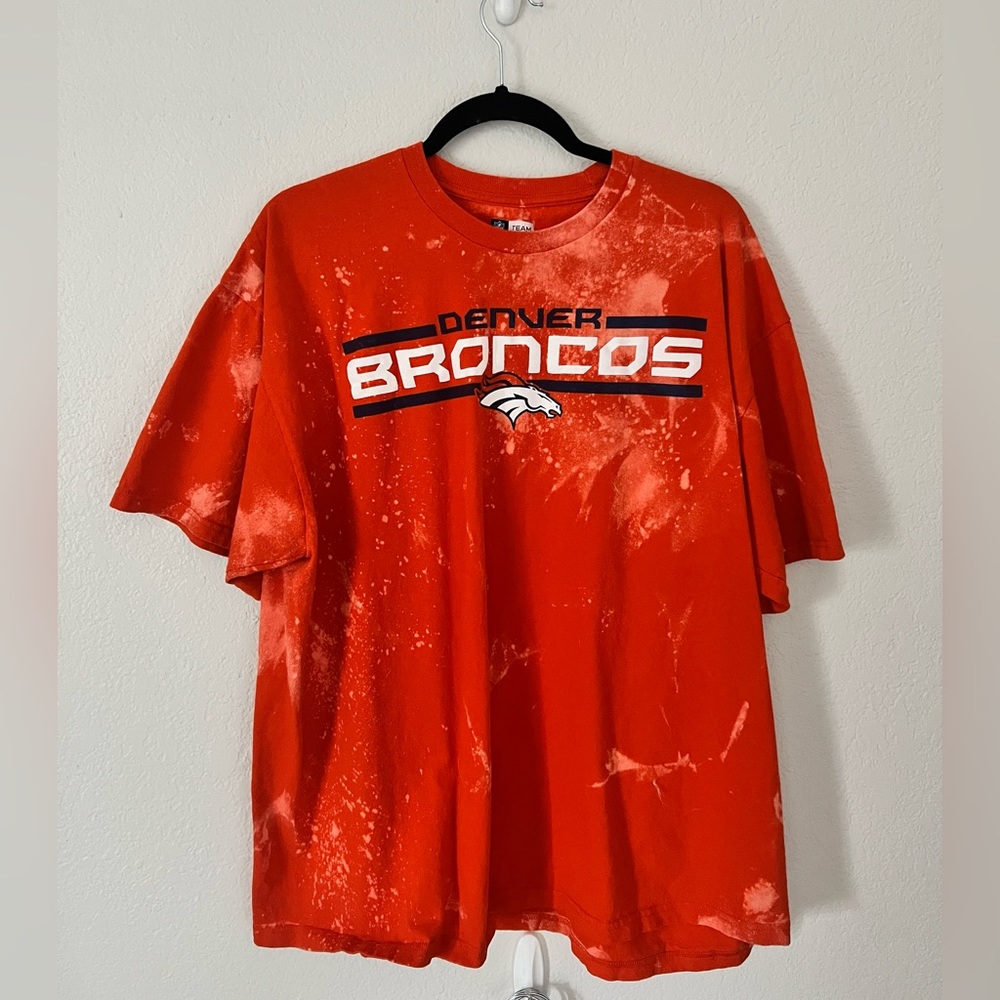 Custom Bleached Broncos Tee